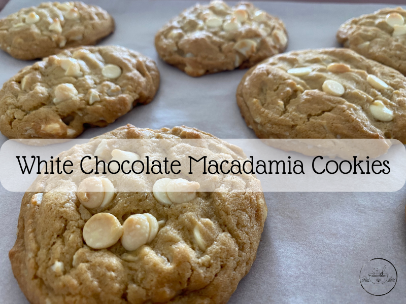White Chocolate Macadamia Cookies
