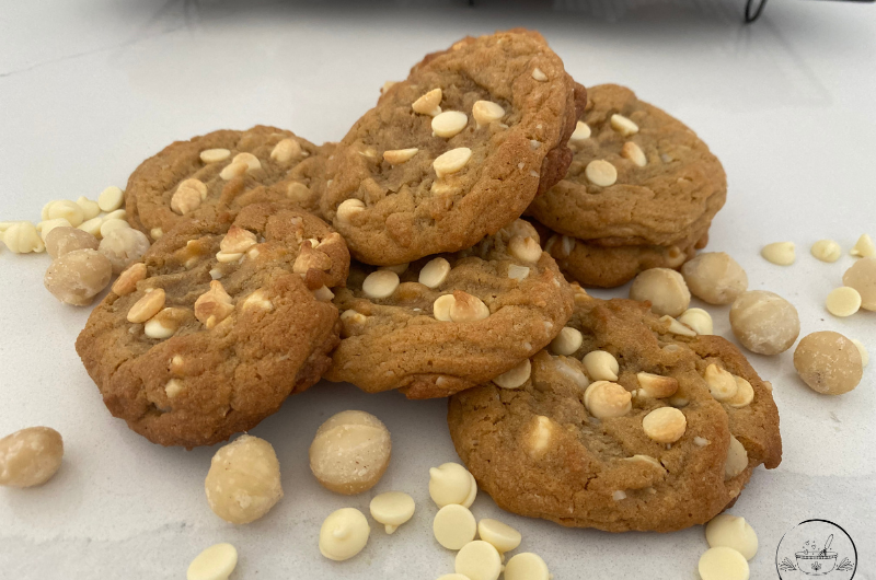 White Chocolate Macadamia Cookies