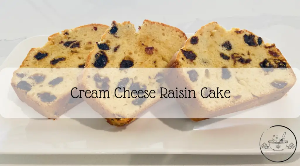 Cream Cheese Raisin Cake Cover